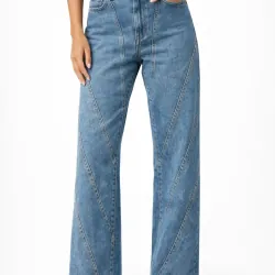 Quần jeans nữ ống suông 1011481