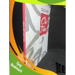 (TẶNG BOOKMARK) Cách viết chữ Thảo mới 80%( Bìa có vết ố) RBK1203