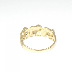 Nhẫn kim cương K18YG hình voi 0.01CT 673586