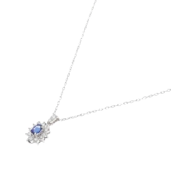 Dây chuyền Sapphire PT900/PT850 0.58CT - Hàng hiệu Chính hãng 859663