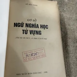 Cơ sở  ngữ nghĩa Học từ vựng - đỗ hữu châu  765903