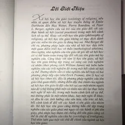 Tôn giáo nhìn từ viễn cảnh xã hội học  711528