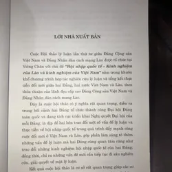 Hội nhập quốc tế - Kinh nghiệm của Lào và kinh nghiệm của Việt Nam  709655