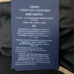 Herno áo khoác hoodie hai chiều bằng polyester PA000123U - Hàng hiệu Authentic 884749