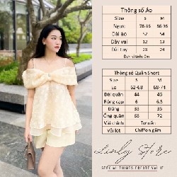 Áo trễ vai 2 dây brand Linly store