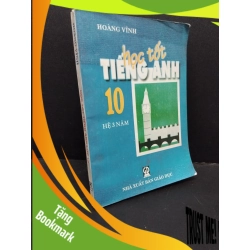 (TẶNG BOOKMARK) Học tốt tiếng Anh lớp 10 mới 60% ố nặng có mộc đỏ lỗi dư sách 1998 RBK1406 Hoàng Vĩnh SÁCH GIÁO TRÌNH, CHUYÊN MÔN