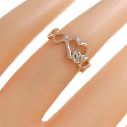 Nhẫn kim cương K10PG hình trái tim 0.05CT 668700