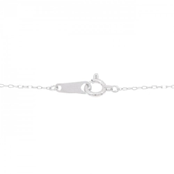 K18WG Rose Diamond Necklace 0.03CT - Hàng hiệu Authentic 859111