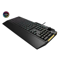Bàn phím ASUS TUF GAMING  K1 có dây, đệm tay rời, giả cơ Chống thấm nước, núm âm lượng 785340