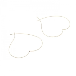 K10YG Bông tai hình trái tim - Hàng hiệu Chính hãng 868984