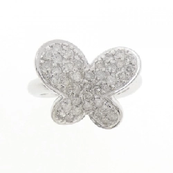 Nhẫn kim cương bướm Pavé K14WG 0.50CT - Hàng hiệu Authentic 852232