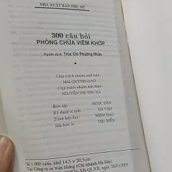 300 câu hỏi phòng chữa bệnh viêm khớp - Thi Quế Anh 688502