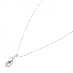 K18WG Sapphire Necklace - Hàng hiệu Authentic 864304
