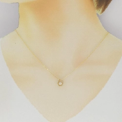 Dây chuyền kim cương K18YG 0.20CT - Hàng hiệu Chính hãng 860307