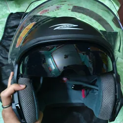 Nón bảo hiểm Mũ bảo hiểm Zeus 613B 3/4 – 2 kính, mái che rời, chính hãng 736595