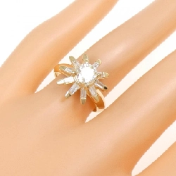 Nhẫn kim cương K18YG 0.678CT 670578