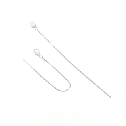 K18WG Sapphire Earrings - Hàng hiệu Authentic 867876