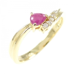 Nhẫn Ruby K18YG 0.22CT