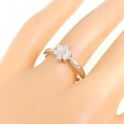 Nhẫn Kim Cương Hoa K18WG - Hàng hiệu Authentic 854027