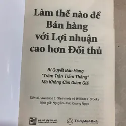 LÀM THẾ NÀO ĐỂ BÁN HÀNG VỚI LỢI NHUẬN CAO HƠN ĐỐI THỦ  596265