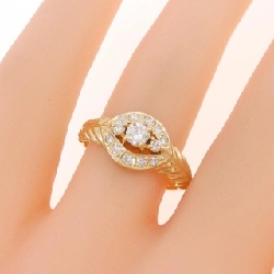 Nhẫn kim cương K18YG 0.14CT - Hàng hiệu Chính hãng 851166