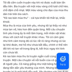 Văn học teen Việt Nam - Tuyển tập truyện ngắn - Kẻ Rao Bán Mùa Thu 548712