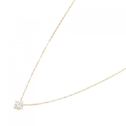 K18YG Solitaire Dây chuyền kim cương - Hàng hiệu Authentic 860679