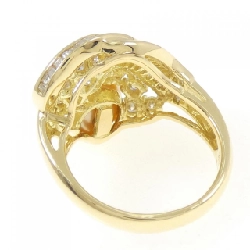 Nhẫn ngọc trai trắng K18YG 11mm - Hàng hiệu Authentic 852526