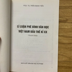 Lí luận phê bình văn học Việt Nam đầu thế kỉ XX - Trần Mạnh Tiến  501743