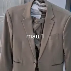 Áo vest nam cổ trang trọng phối túi bên áo màu xám, đen, xanh bộ 3 mẫu 798980