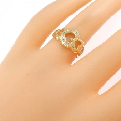 Nhẫn kim cương hình trái tim K18YG 0.03CT 666023