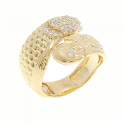 Nhẫn kim cương Pavé K18YG 0.35CT