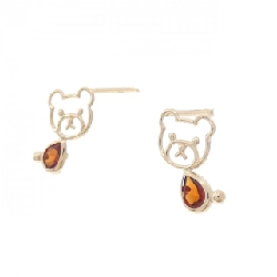 K10YG Bông tai Garnet - Hàng hiệu Authentic 871194