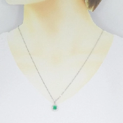 Dây chuyền ngọc lục bảo PT900/PT850 0.80CT - Hàng hiệu Authentic 859620