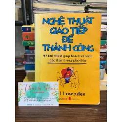 Nghệ thuật giao tiếp để thành công – Leil Lowndes 575995