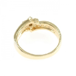 Nhẫn kim cương hoa K18YG 0.55CT 668086