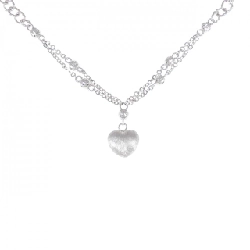 Dây chuyền hình trái tim 750WG - Hàng hiệu Authentic