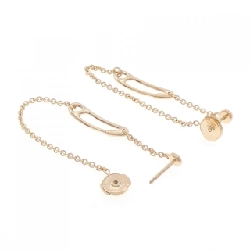 Khuyên tai mini punk Chaine d'Ancre của Hermès - Hàng hiệu Authentic 843493