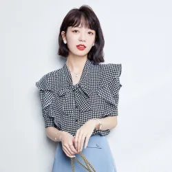 Áo somi tay lỡ vai bồng CALLIE HOUSE 968692