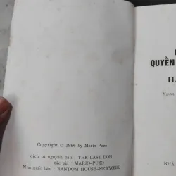 Ông trùm quyền lực cuối cùng của Mario Puzo  990088