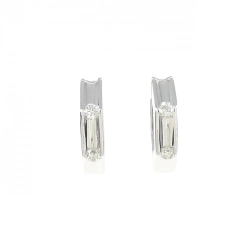 K18WG Bông tai kim cương 0.12CT - Hàng hiệu Chính hãng