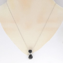 K18WG Dây chuyền Onyx Mèo - Hàng hiệu Chính hãng 859430