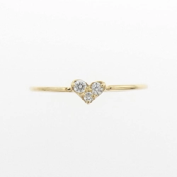Nhẫn kim cương hình trái tim K18YG 0.05CT - Hàng hiệu chính hãng 854980