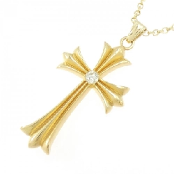 K18YG Dây chuyền kim cương chéo 0.215CT - Hàng hiệu Chính hãng 848819