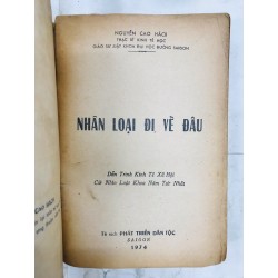 Nhân loại đi về đâu - Nguyễn Cao Hách 127860