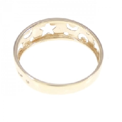 Nhẫn K10YG Sao × Mặt Trăng 672411