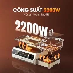 🍲🔥 Nồi Lẩu Nướng 2-Trong-1 Kalite KLG555 – Tiệc Ngon Trọn Vẹn, Tiện Lợi Gấp Đôi! 680016