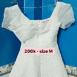 Váy kiểu thời trang - Size M - Màu trắng 22915