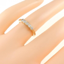 Nhẫn kim cương K18YG 0.18CT 672221