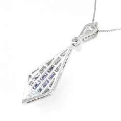 Dây chuyền Sapphire 750WG/K18WG 1.97CT - Hàng hiệu Chính hãng 857910